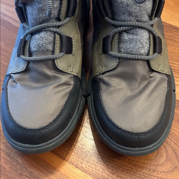 Sorel Green Gray Waterproof Winter Ankle Boots Size 10 - Picture 2 of 8